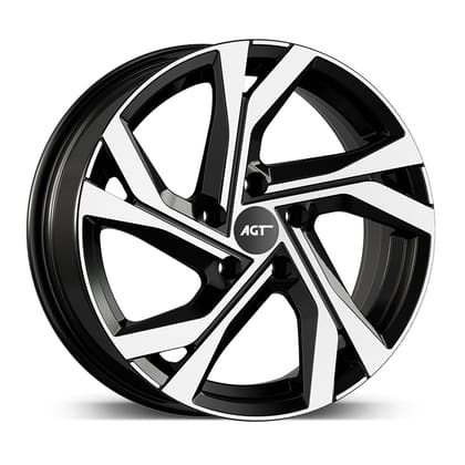 AGT WHEELS 7.0X17 5X114 17156 ET40 66,1 GLOSS BLACK DIAMOND