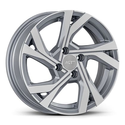 AGT WHEELS 7.0X17 5X114 17156 ET45 67.1 MATT GUN METAL DIAMOND