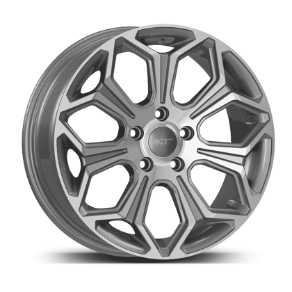 AGT WHEELS 7.0X17 5X114 17263 ET38 67,1 SILVER DIAMOND