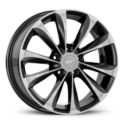 AGT WHEELS 7.0X17 5X114 17031-2 ET40 67,1 GLOSS BLACK DIAMOND