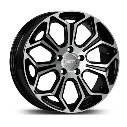 AGT WHEELS 7.0X17 5X114 17263 ET38 67,1 GLOSS BLACK DIAMOND