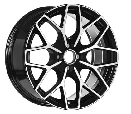 SONIC 7.5X17 4X100 ET35 73.1 DEEP BLACK DIAMOND