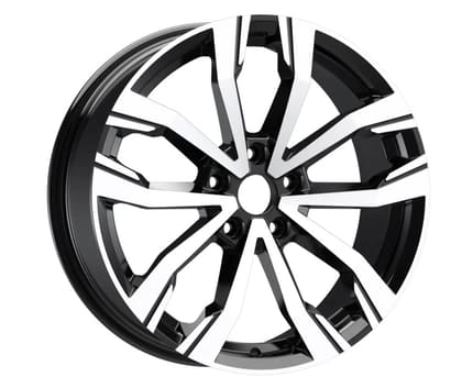 SONIC 7.5X17 4X100 ET40 60.1 DEEP BLACK GLOSS DIAMOND