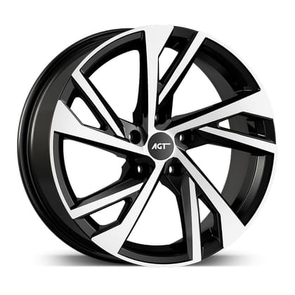 AGT WHEELS 7.5X17 5X108 17088 ET35 72,6 GLOSS BLACK DIAMOND
