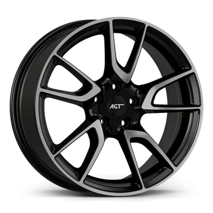 AGT WHEELS 7.5X17 5X114 17089 ET40 72,6 GLOSS BLACK DIAMOND