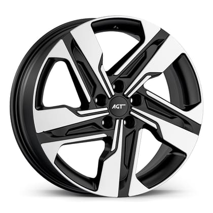 AGT WHEELS 7.5X19 5X112 19204 ET42 72,6 MATT BLACK DIAMOND