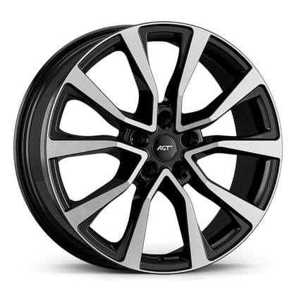 AGT WHEELS 7.5X19 5X112 19209 ET40 57.1 GLOSS BLACK DIAMOND