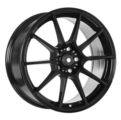 SONIC 8.0X18 5X100 ET35 57.1 DEEP GLOSSY BLACK
