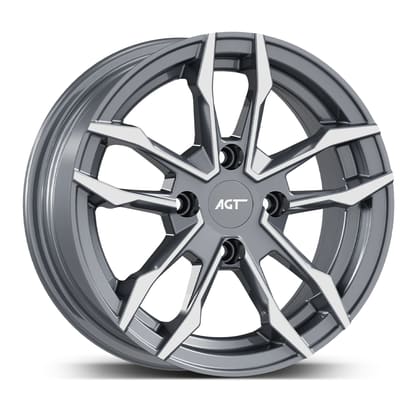 AGT WHEELS 8.0X18 5X114 18061-1 ET50 60,1 GUN METAL DIAMOND