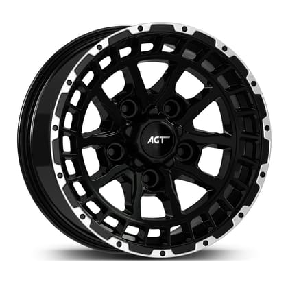 AGT WHEELS 8.0X18 5X165 18183-1 ET10 113,2 GLOSS BLACK DIAMOND