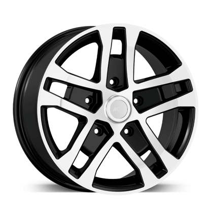 AGT WHEELS 8.0X18 5X165 18056-1 ET10 113,2 GLOSS BLACK DIAMOND