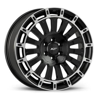 AGT WHEELS 8.0X18 6X120 18169 ET45 74.6 MATT BLACK DIAMOND