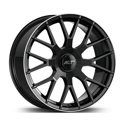 OXIGIN 8.0X19 5X112 19162-1 ET30 66,6 GLOSS BLACK LIP DIAMOND