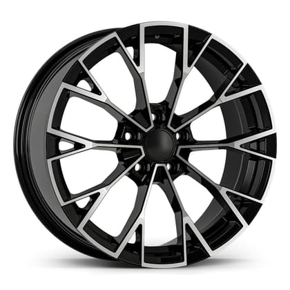 AGT WHEELS 8.0X19 5X112 19283 ET50 57.1 GLOSS BLACK DIAMOND