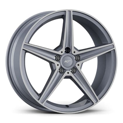AGT WHEELS 8.0X19 5X112 19297-1 ET35 66.6 GUN METAL DIAMOND