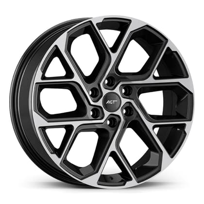 AGT WHEELS 8.0X20 6X120 20245 ET45 74.6 MATT BLACK DIAMOND