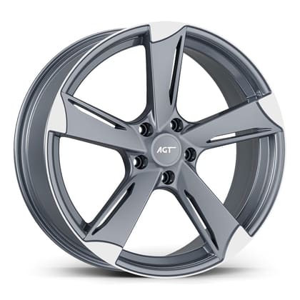 AGT WHEELS 8.5X18 5X112 18080 ET42 72,6 MATT GUN METAL DIAMOND