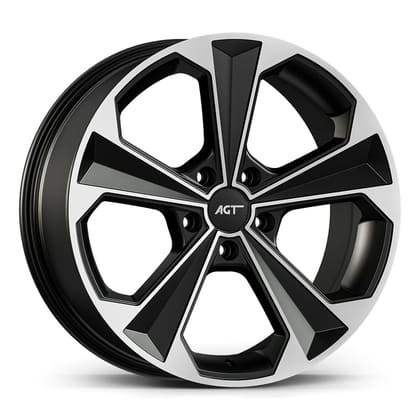 AGT WHEELS 8.5X19 5X108 19062 ET38 72,6 MATT BLACK DIAMOND