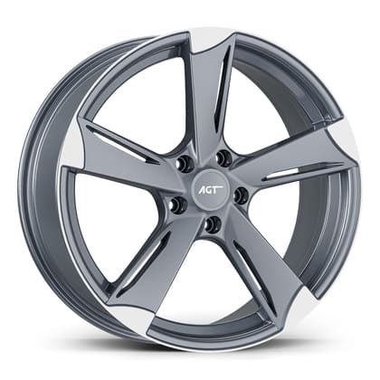 AGT WHEELS 8.5X19 5X112 19080 ET20 66,6 GUN METAL DIAMOND