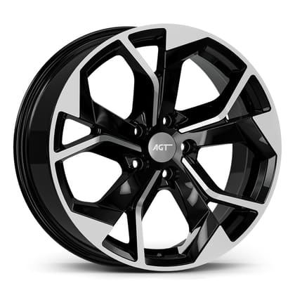 AGT WHEELS 8.5X19 5X112 19252 ET35 66,5 MATT BLACK DIAMOND