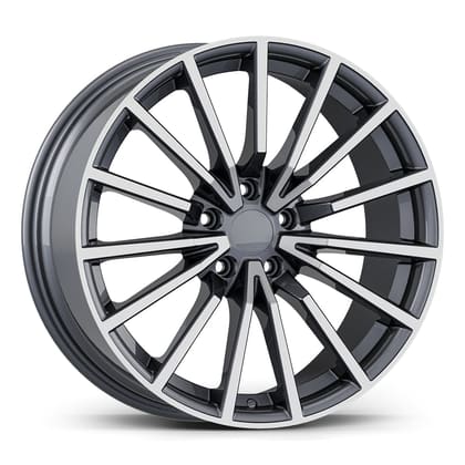 AGT WHEELS 8.5X19 5X112 19288 ET32 66.5 GUN METAL DIAMOND