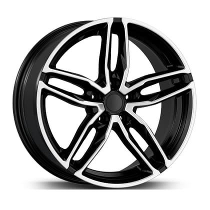 OXIGIN 8.5X19 5X112 19007 ET42 72,6 GLOSS BLACK DIAMOND