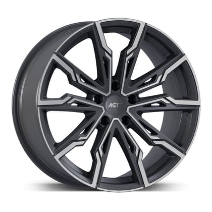 AGT WHEELS 8.5X20 5X112 20154 ET45 72,6 MATT GUN METAL DIAMOND