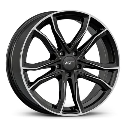 AGT WHEELS 8.5X20 5X112 20173-1 ET35 66,6 GLOSS BLACK DIAMOND