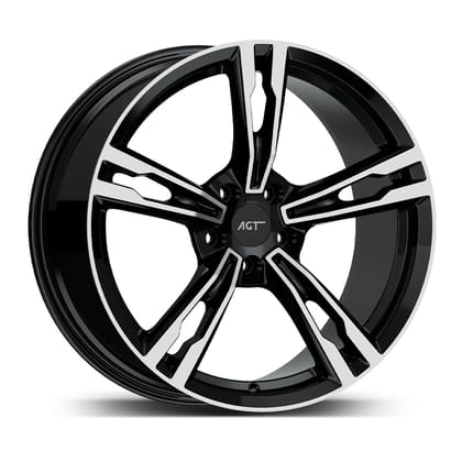 AGT WHEELS 8.5X20 5X112 20265-1 ET28 66,6 GLOSS BLACK DIAMOND