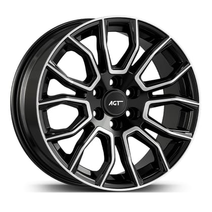 AGT WHEELS 8.5X20 6X130 20045 ET45 84,1 GLOSS BLACK DIAMOND