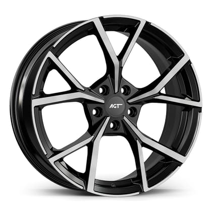 AGT WHEELS 8.0X19 5X112 19270 ET48 57,1 GLOSS BLACK DIAMOND