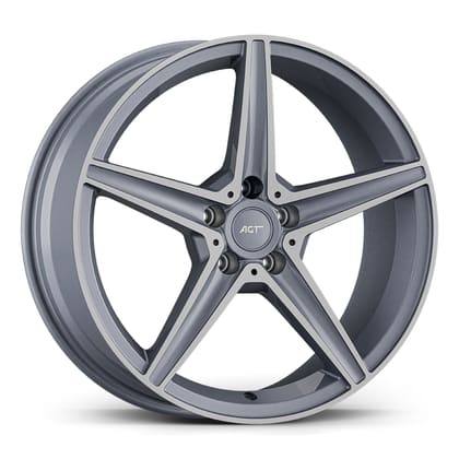 AGT WHEELS 9.0X19 5X112 19297-2 ET40 66.6 GUN METAL DIAMOND