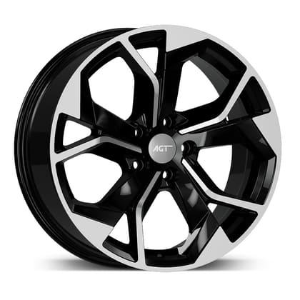 AGT WHEELS 9.0X20 5X112 20252 ET35 66,5 MATT BLACK DIAMOND