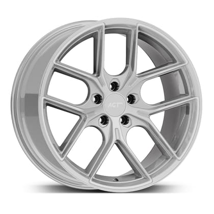 AGT WHEELS 9.5X19 5X120 19258-2 ET35 72,6 SILVER DIAMOND