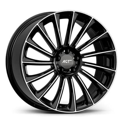 AGT WHEELS 9.5X20 5X112 20234-2 ET50 66,6 GLOSS BLACK DIAMOND