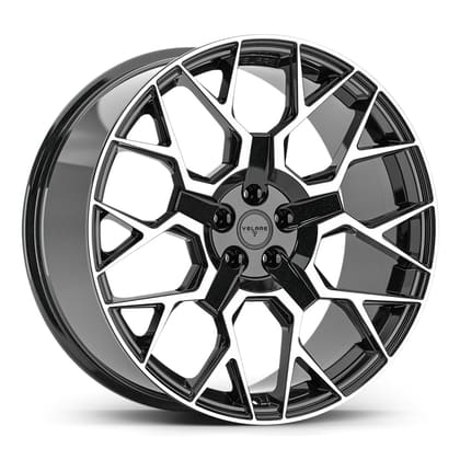 VELARE 9.5X22 5X108 22083 ET33 74,1 SANTORINI BLACK DIAMOND