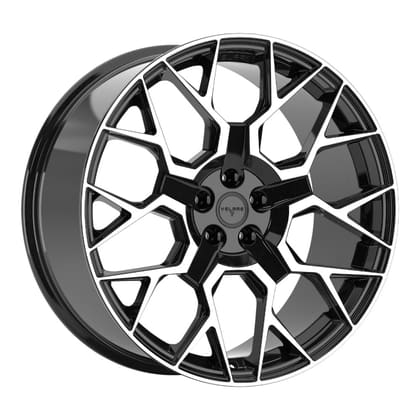 VELARE 9.5X22 5X127 22083 ET40 71,6 SANTORINI BLACK DIAMOND