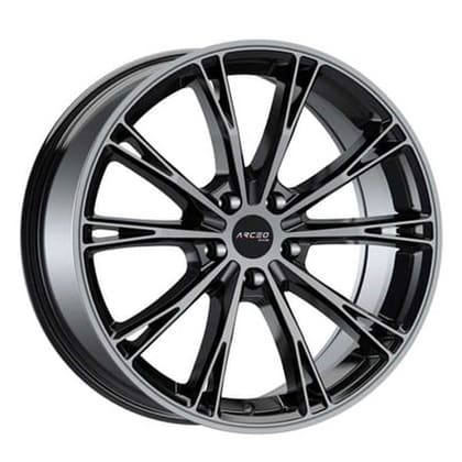 OUTLET 8.5X19  5X112  ASW01  ET45  66.45  BLACK TITANIC